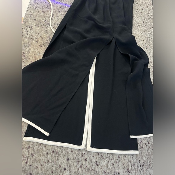 Henri Ho Vintage Luxury Contrast Cut out Lace Black dress made in Korea - Picture 13 of 13